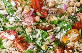Easy Orzo Pasta Salad – Spend With Pennies