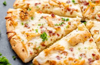 Chicken Alfredo Pizza – The Stay At Home Chef