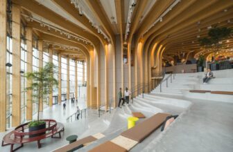 Henning Larsen’s World of Volvo Embraces Nature With A Timber Canopy
