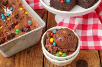 Cosmic Brownie Ice Cream – Barefeet in the Kitchen