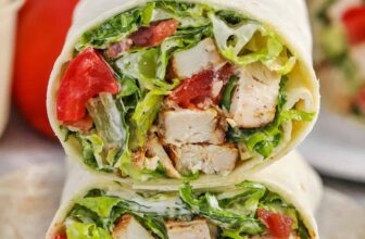 Chicken Caesar Wrap – Spend With Pennies