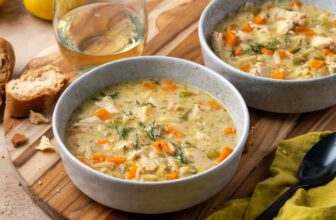 Lemon Chicken Orzo Soup | Cookies and Cups