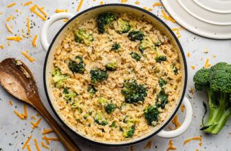 One Pot Chicken Broccoli & Rice